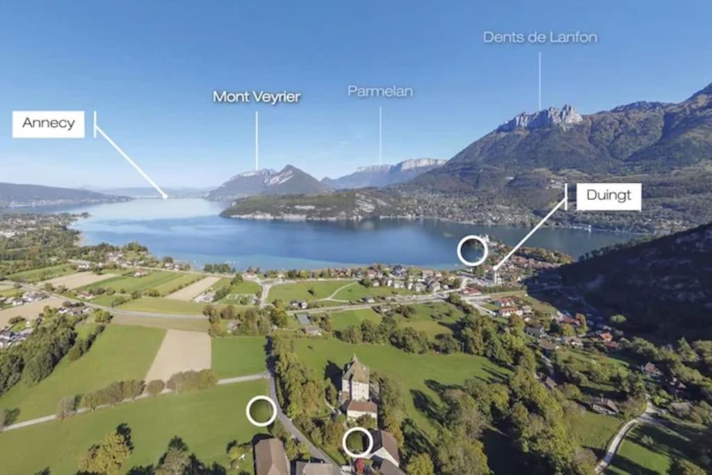 Duplex A 120 M Du Lac D'Annecy ดูแอ็งต์ ภายนอก รูปภาพ